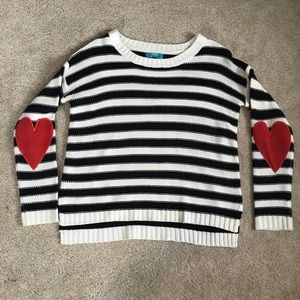 Black and White Striped Sweater